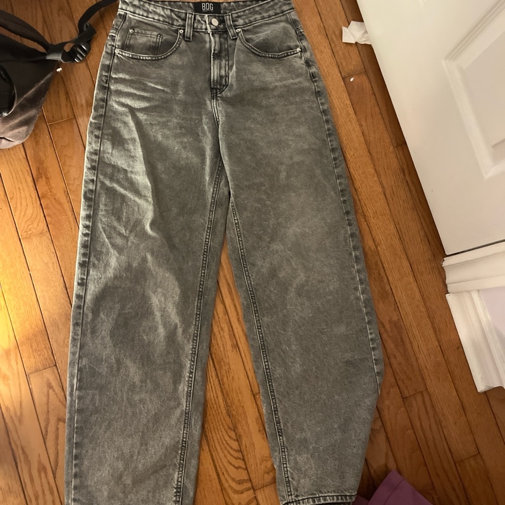 BDG womens Washed Black Relaxed Jeans